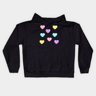 Cute Tropes Loveheart Sticker Pack Kids Hoodie